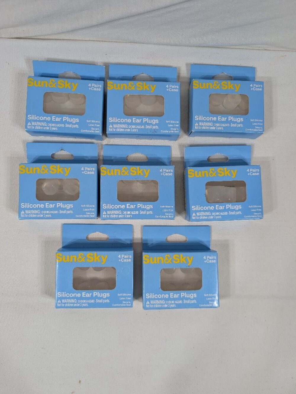 Sun & Sky Silicone Ear Plugs x8